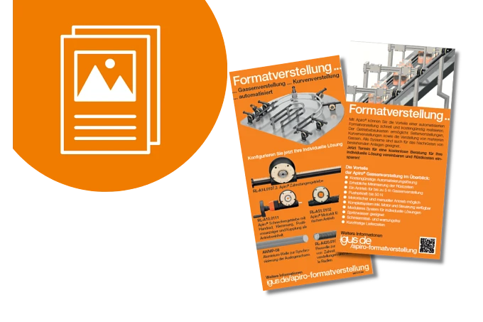 Efficient format adjustment in the packaging industry