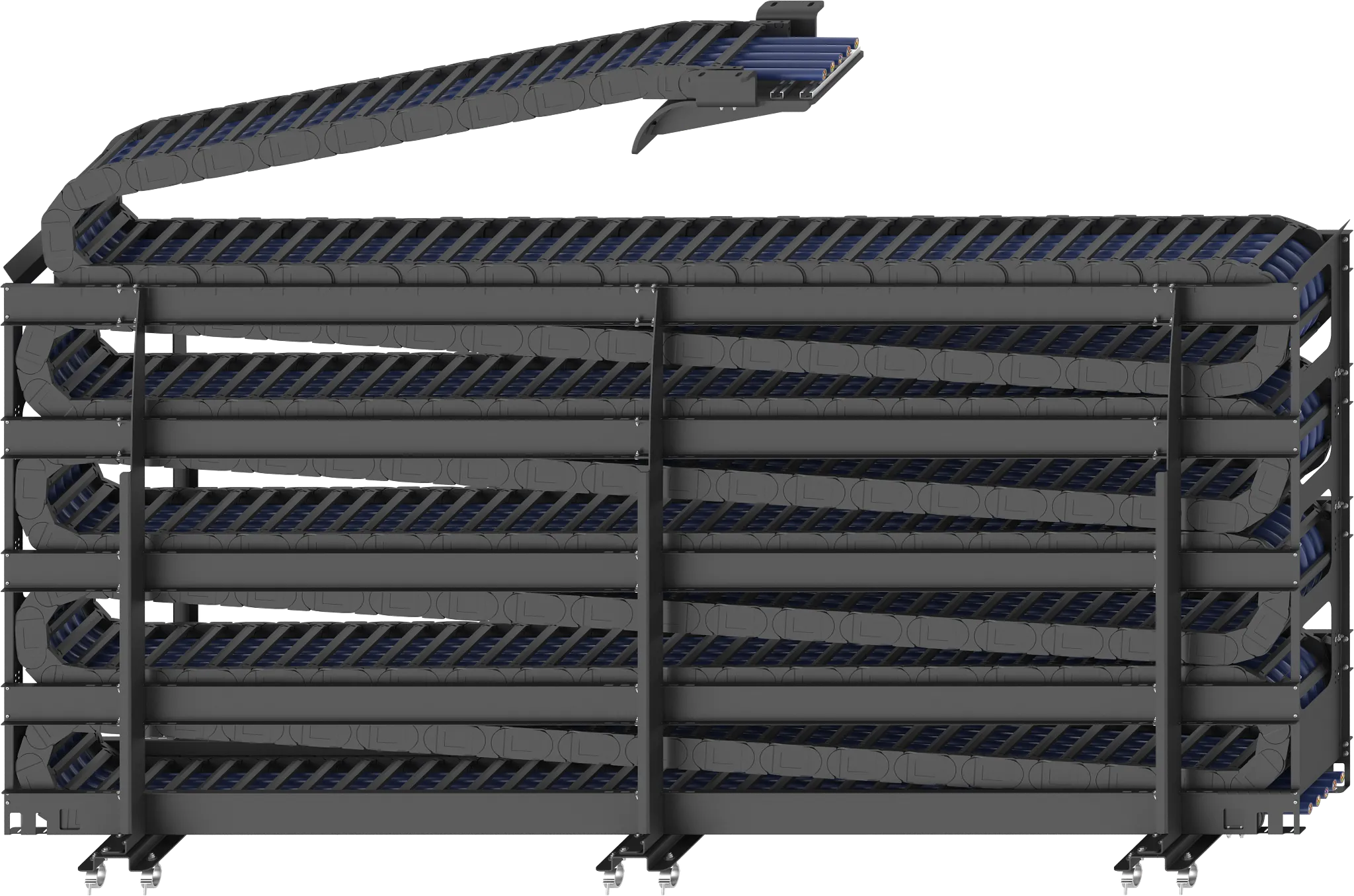 Zick-zack-Energiekettensystem