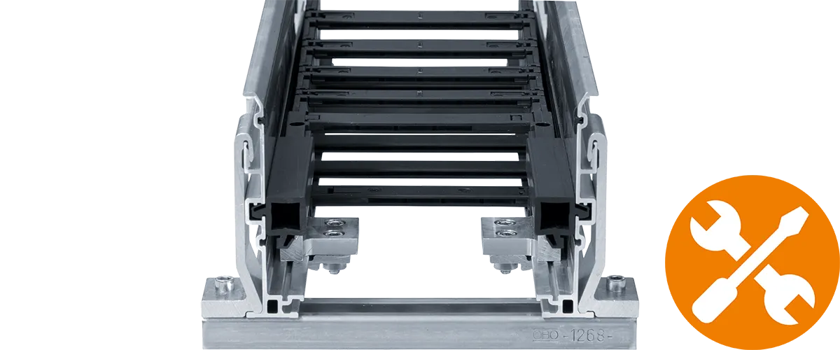 Montageanleitungen für Festpunktmodul Führungsrinne