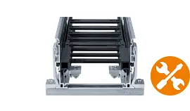 Instructions d’installation pour le module point fixe d'une goulotte de guidage