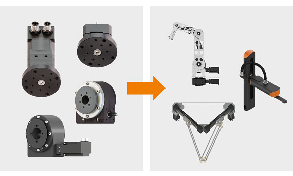 Create your own robot with modular robotics