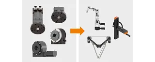 Motion control systems igus gearbox assembly