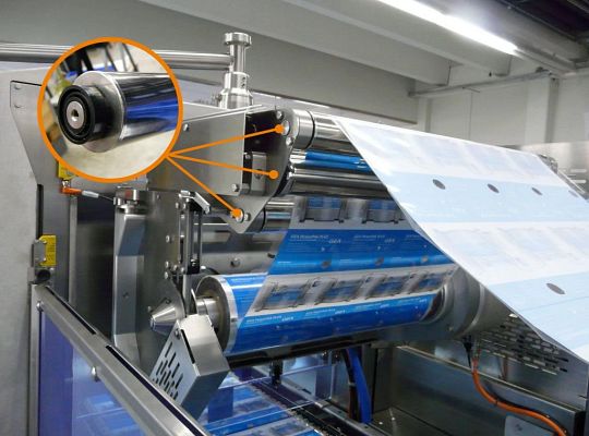 Hygienic and lubrication-free conveyor rollers