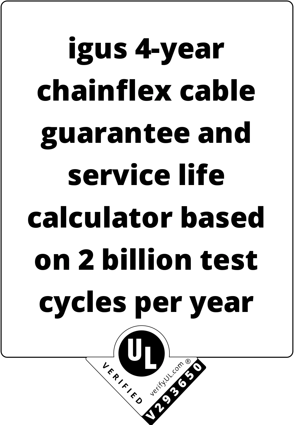 chainflex UL-label