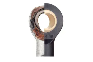 Plastic spherical bearings vs. metal