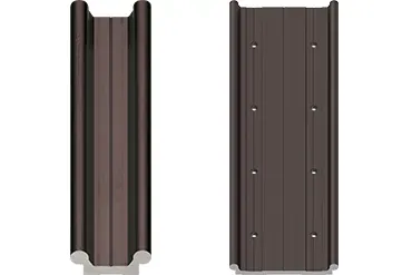 Anti-reflective profile rails