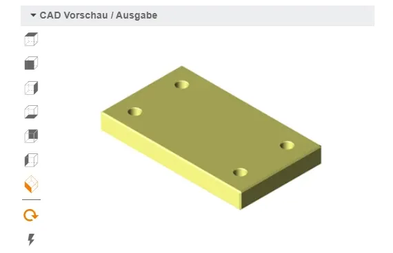 Configurador CAD para placas deslizantes