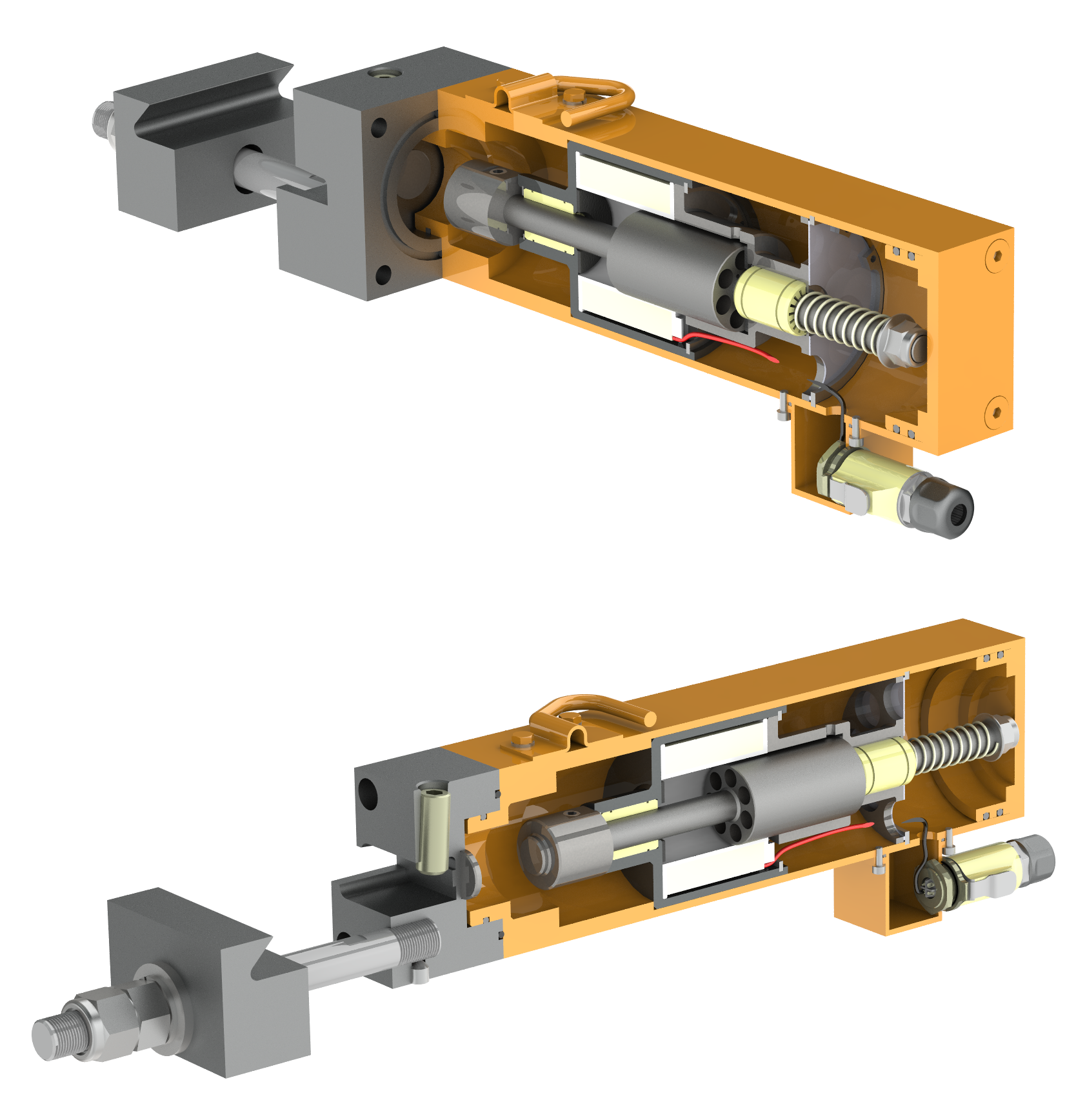 Light rail door with igus products