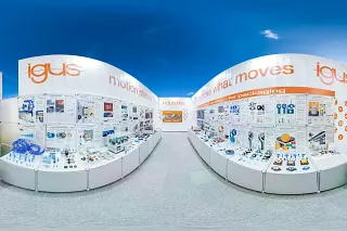 Virtual trade show stand