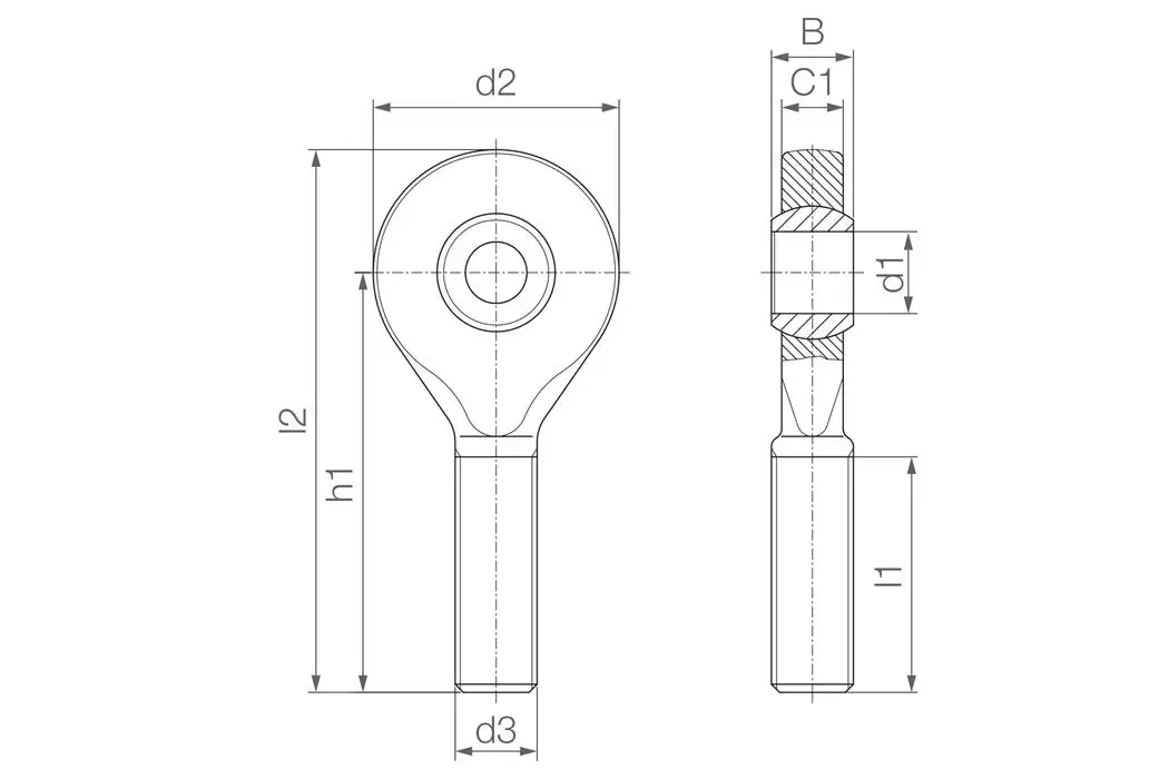 EARM-05-EK technical drawing