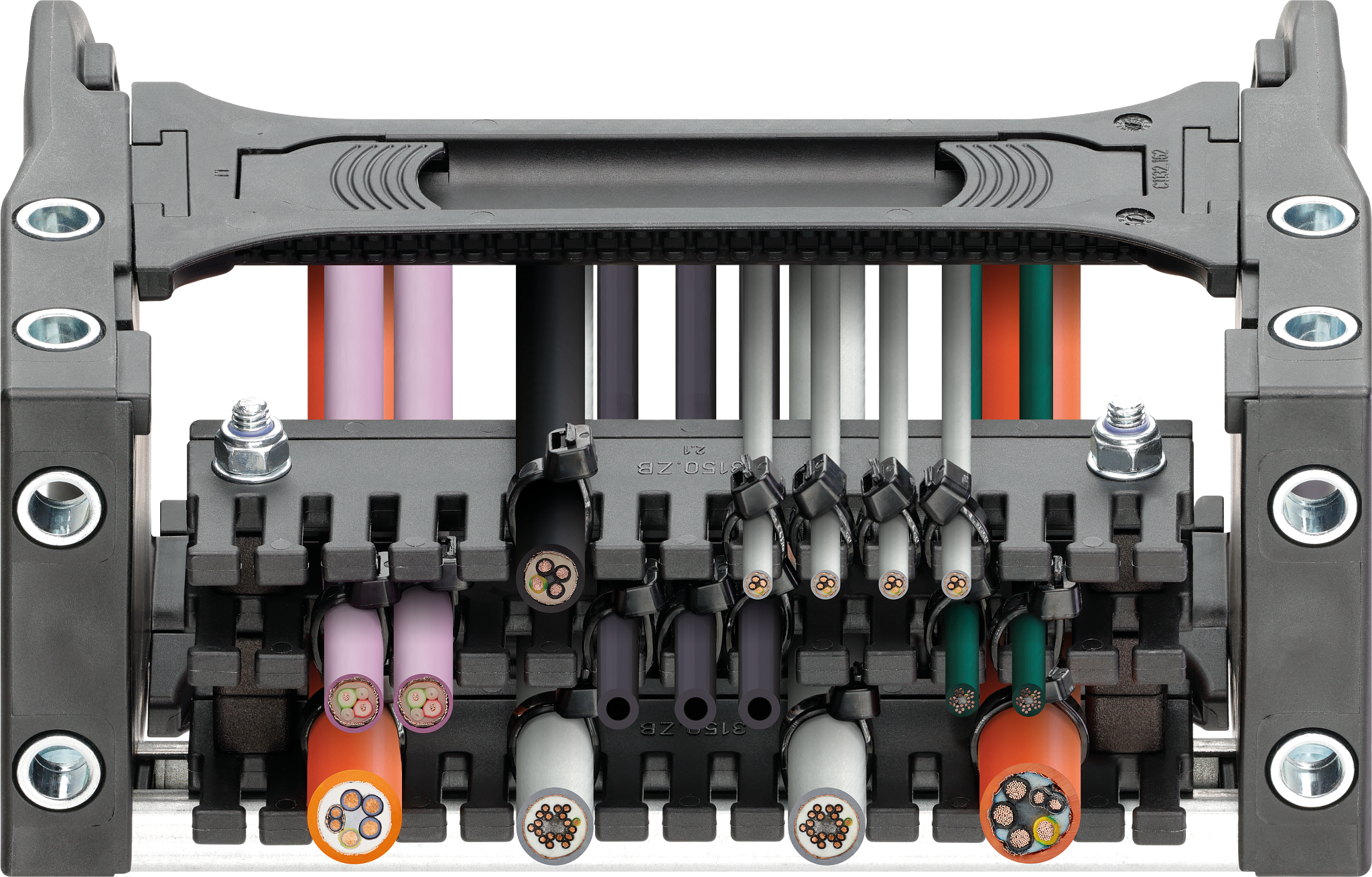 Multi-tiewrap plate 3XXX.ZB.M