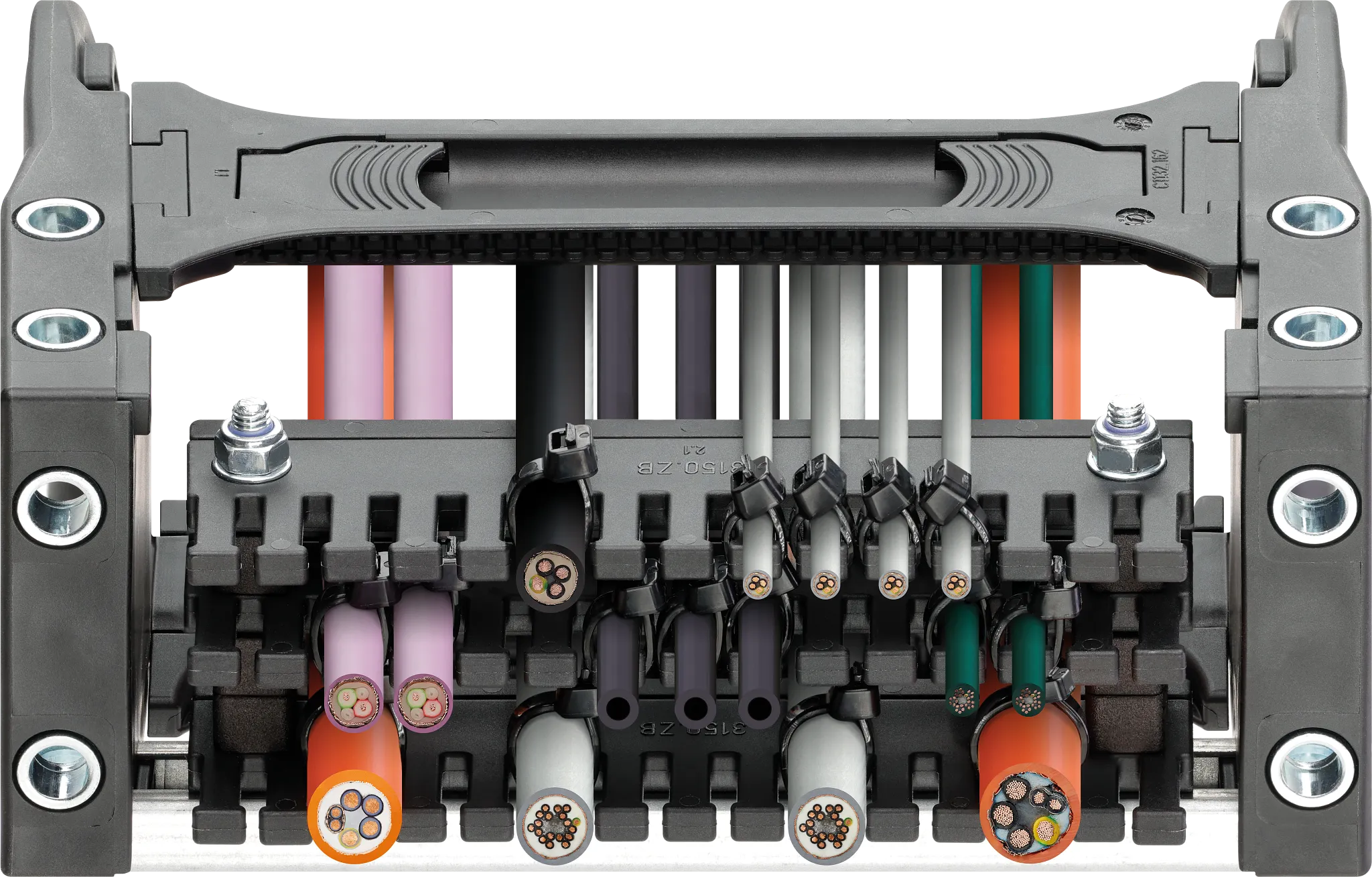 Multi-tiewrap plate 3XXX.ZB.M