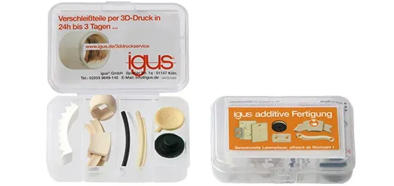 Zestaw próbek do druku 3D - części odporne na zużycie wykonane z iglidur