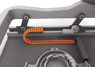 e-chain in linear seat adjustment