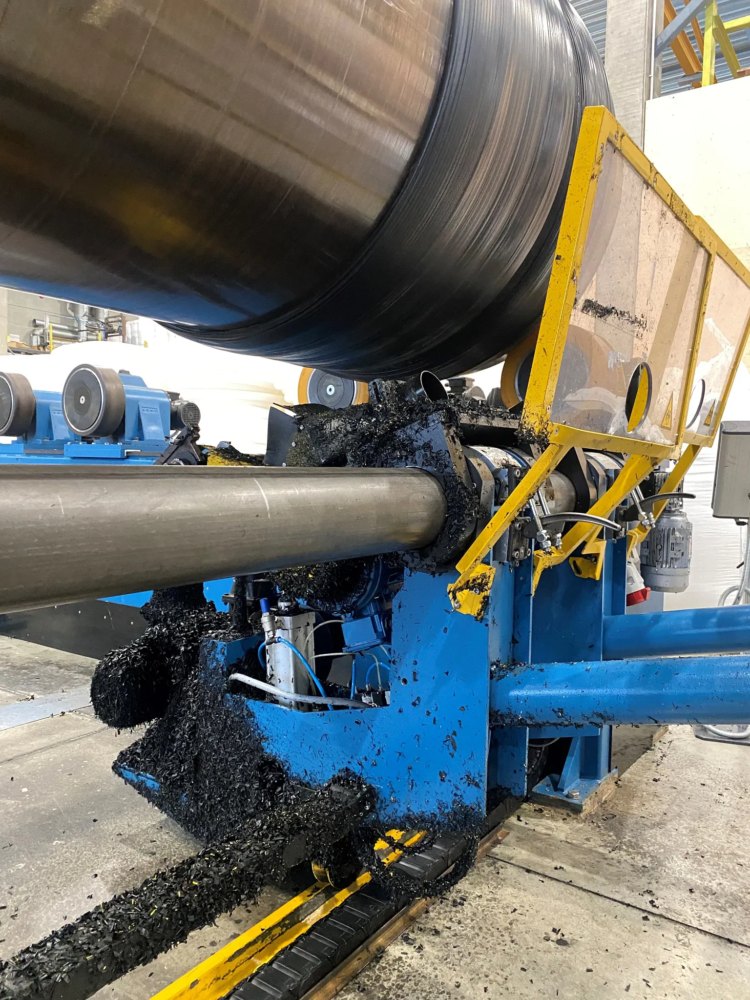 Energy chain system in a plant