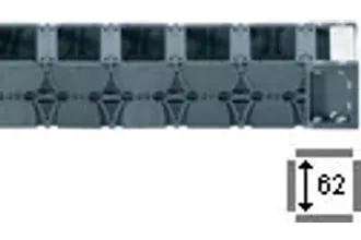 porte-câbles à faibles vibrations