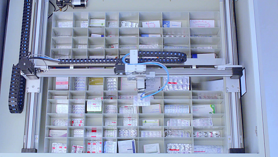 Sistema automático de dispensación para farmacias