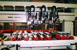 cable carrier for woodworking machine