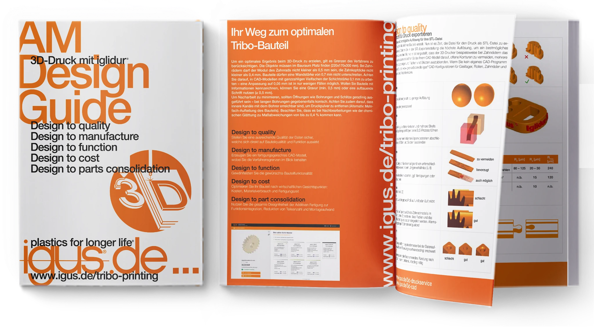 Design guide for the construction of 3D printing components