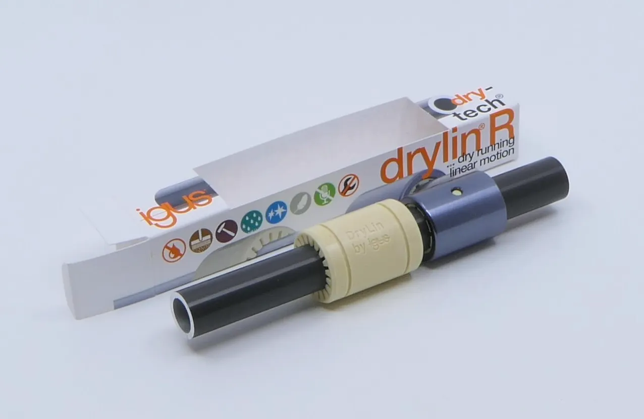 Ảnh trục tròn, bạc trượt drylin R hàng mẫu