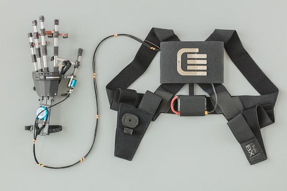 Exoesqueleto impreso en 3D como ejemplo de aplicación
