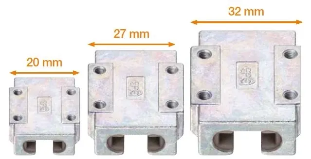 Rail télescopique pour les températures élevées