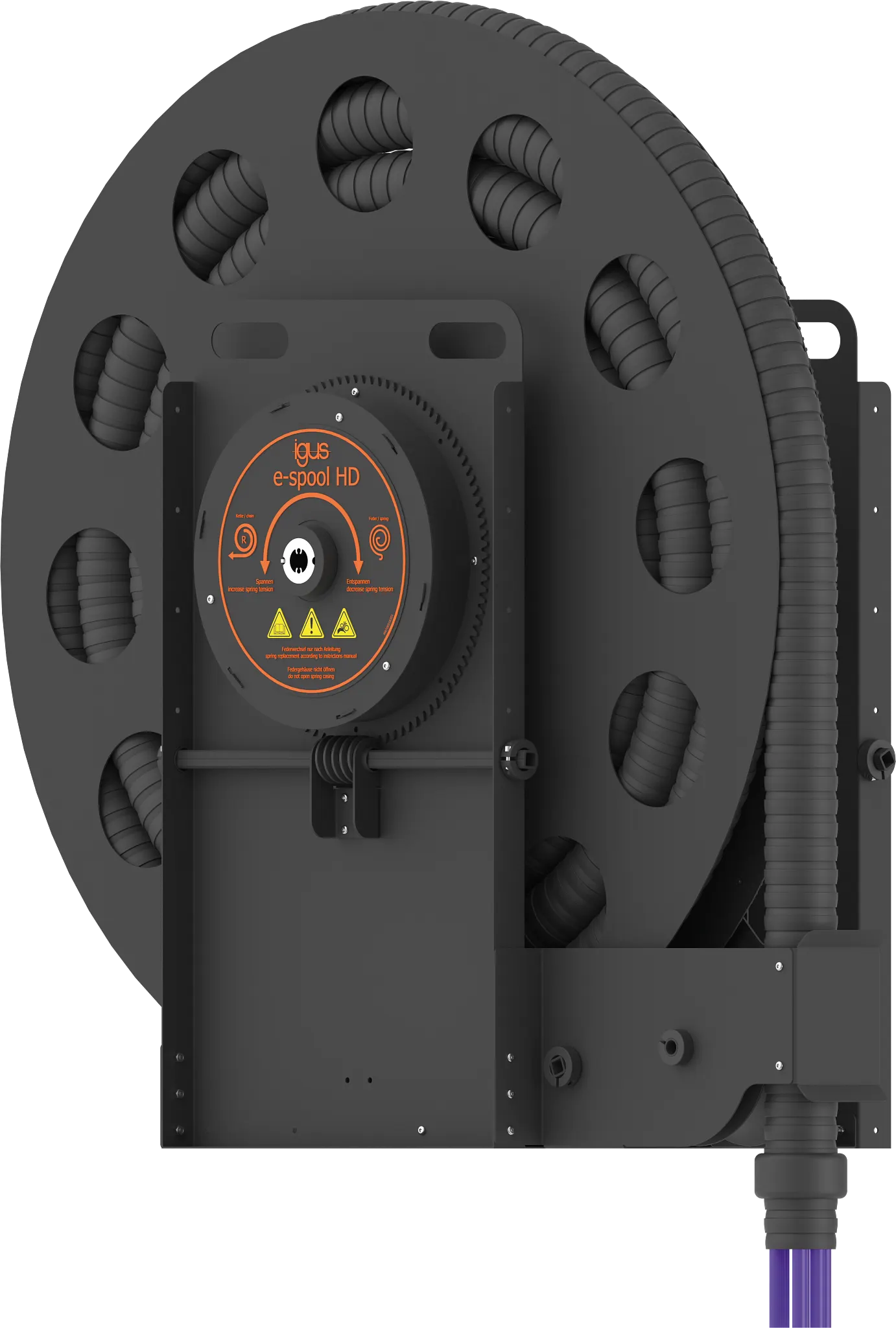 tri-spool for crane systems and handling equipment