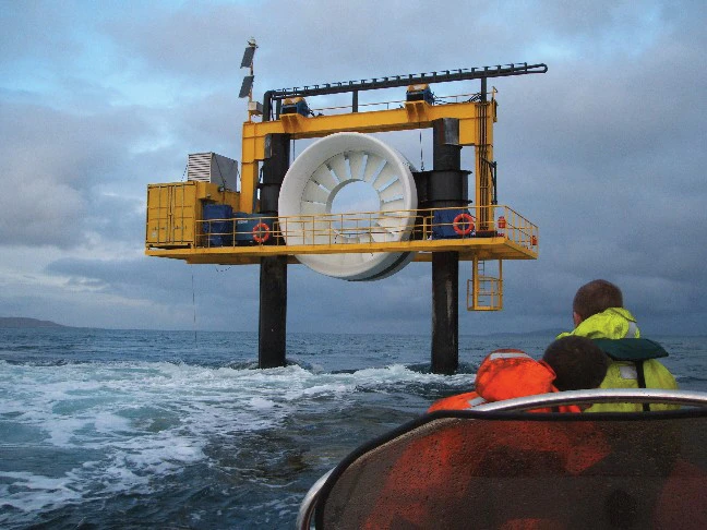 開放式水力潮汐渦輪機