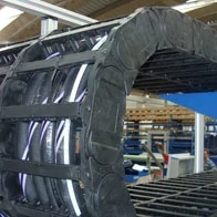 e-kette® mit Dämpfungsnoppen zur Geräuschreduzierung