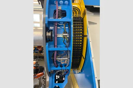 Rührreibschweißanlage mit e-spools
