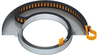 Static rotary module