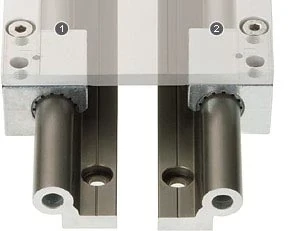 01 Sistema de guiado lineal ensamblado