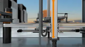dryspin lead screws for raising and lowering the landing platform