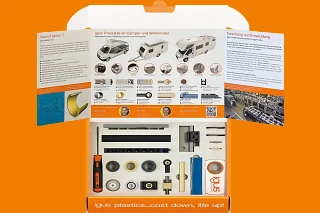 Caja de muestras para autocaravanas