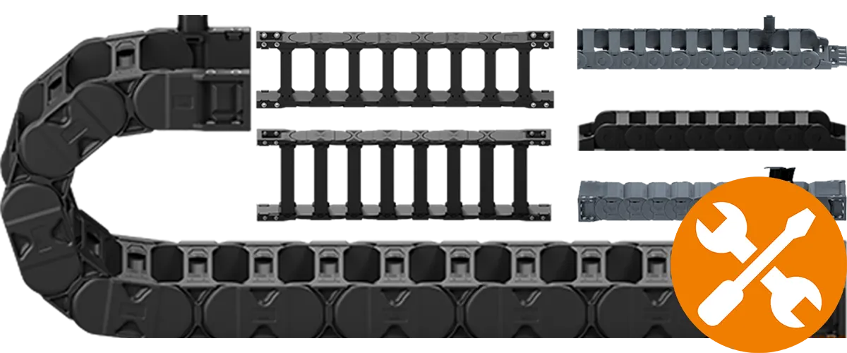 Montageanleitungen für Energieketten