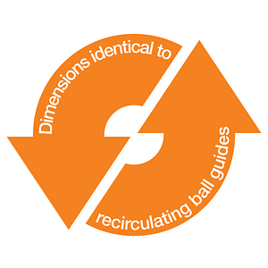 Dimensions identical to drylin T Dimensions identical to drylin T