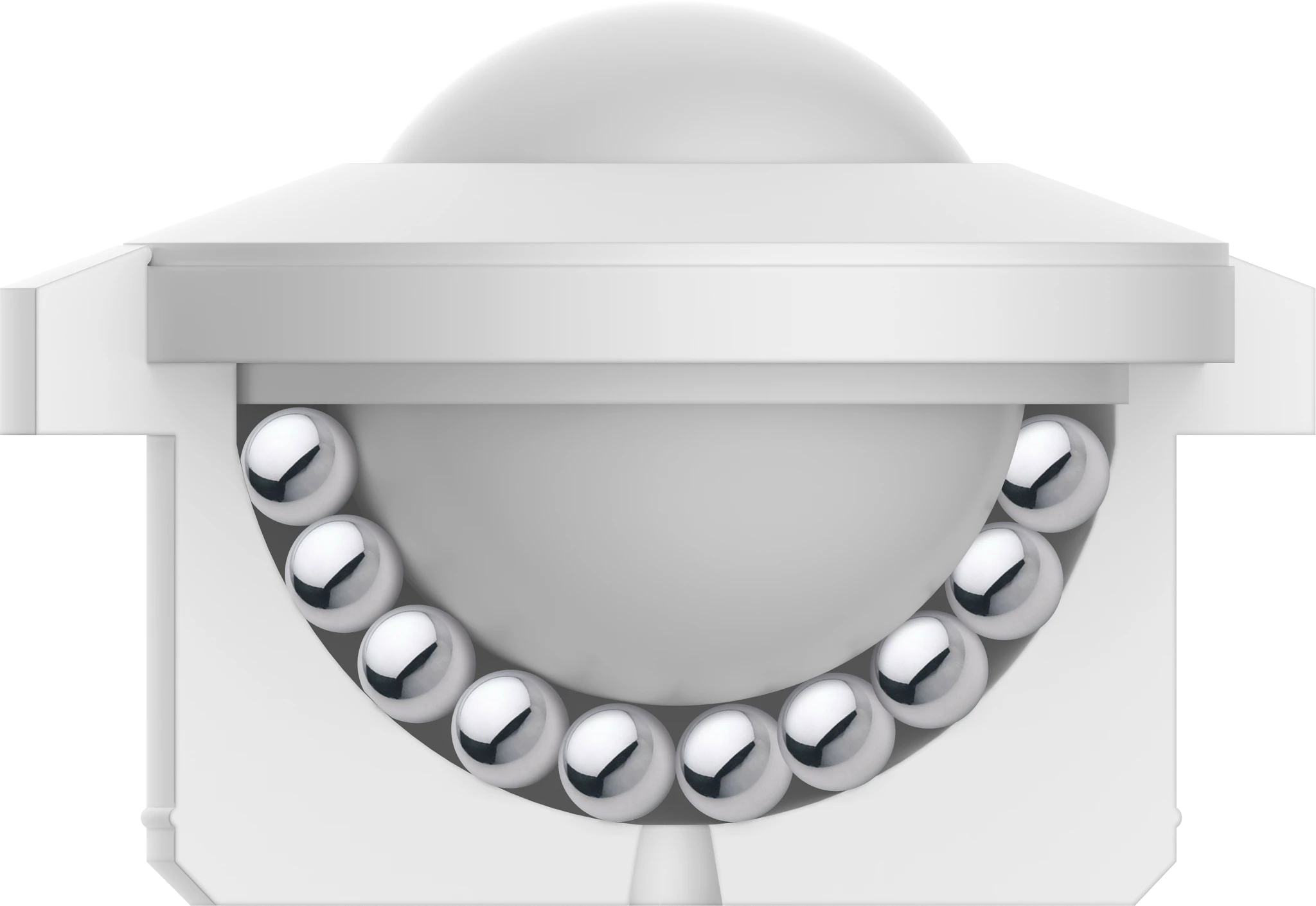Funcionalidad de la unidad de transferencia de bolas con bolas de soporte de acero inoxidable