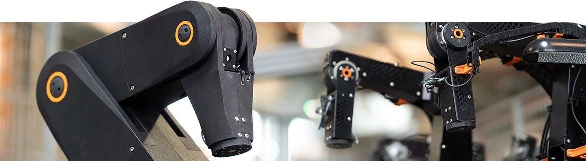 Robotic arms for use in the food industry