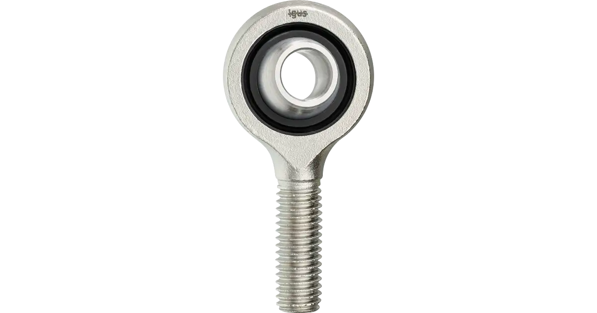 igubal® metal rod end bearing with external thread, ESD variant