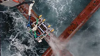 Zum Einsatz kommt der Jacket Crawler unter Wasser, das bedeutet besondere Anforderungen für die Bauteile.