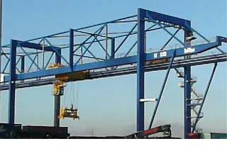 smart plastics RMG crane