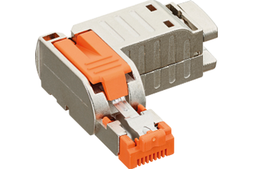 TE Connectivity Connector, RJ45, 90° angled, Profinet, 2383217-1