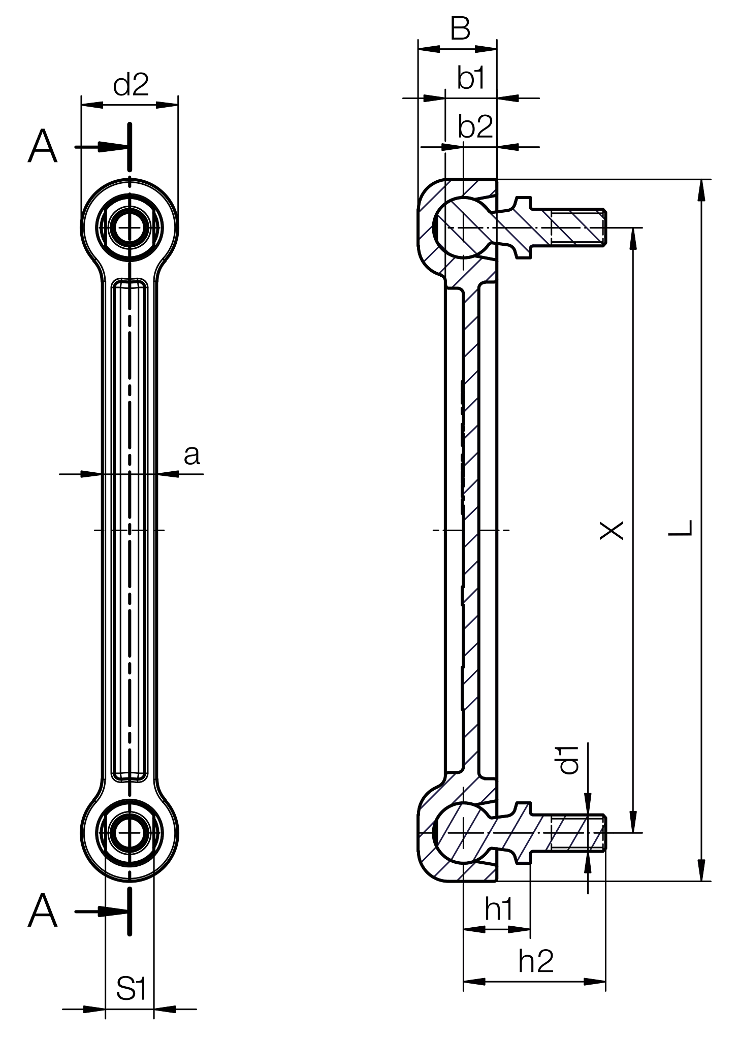GPZM-06-100-MS technical drawing