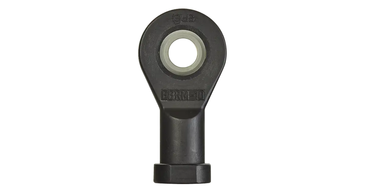 Rod end with female thread, EBRM / EBLM, spherical ball iglidur® J4, mm