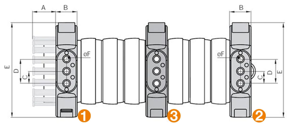 triflex® R mounting brackets