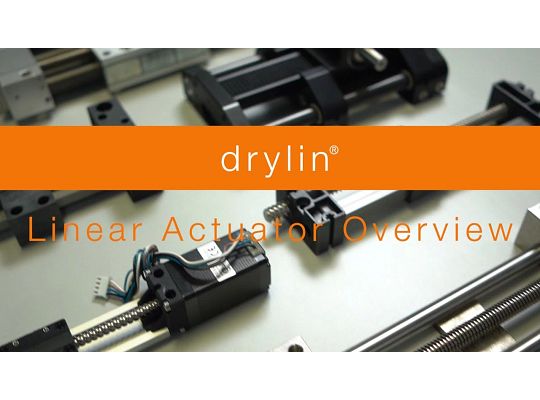 Actuadores lineales motorizados drylin® E