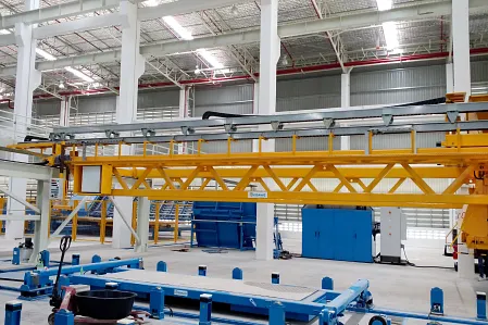 Blick aufs Hauptfahrwerk links