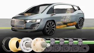 igus car with bearings and e-chain