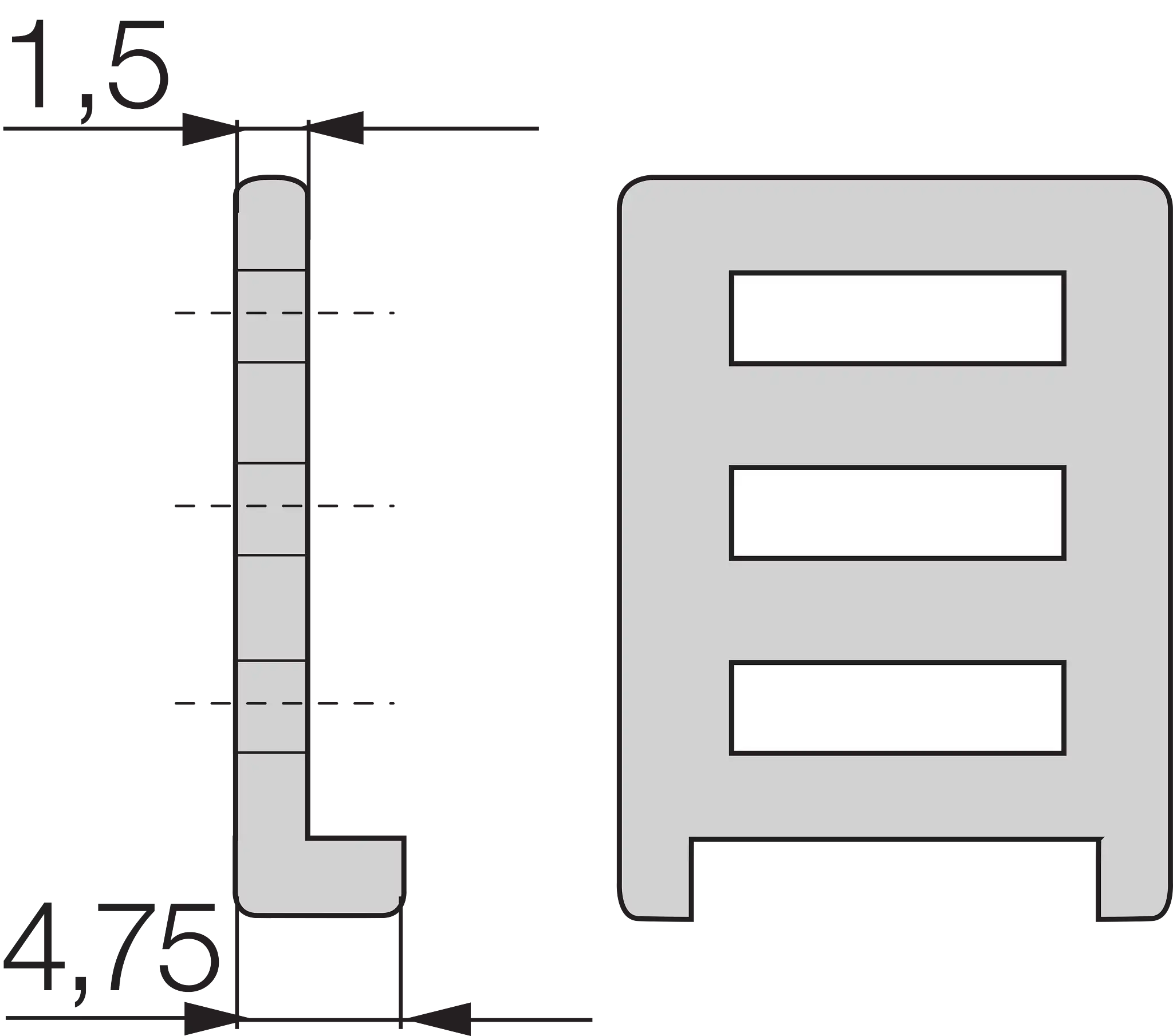 155 technical drawing