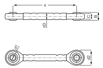 KDGM-06-A-ER-J4 technical drawing